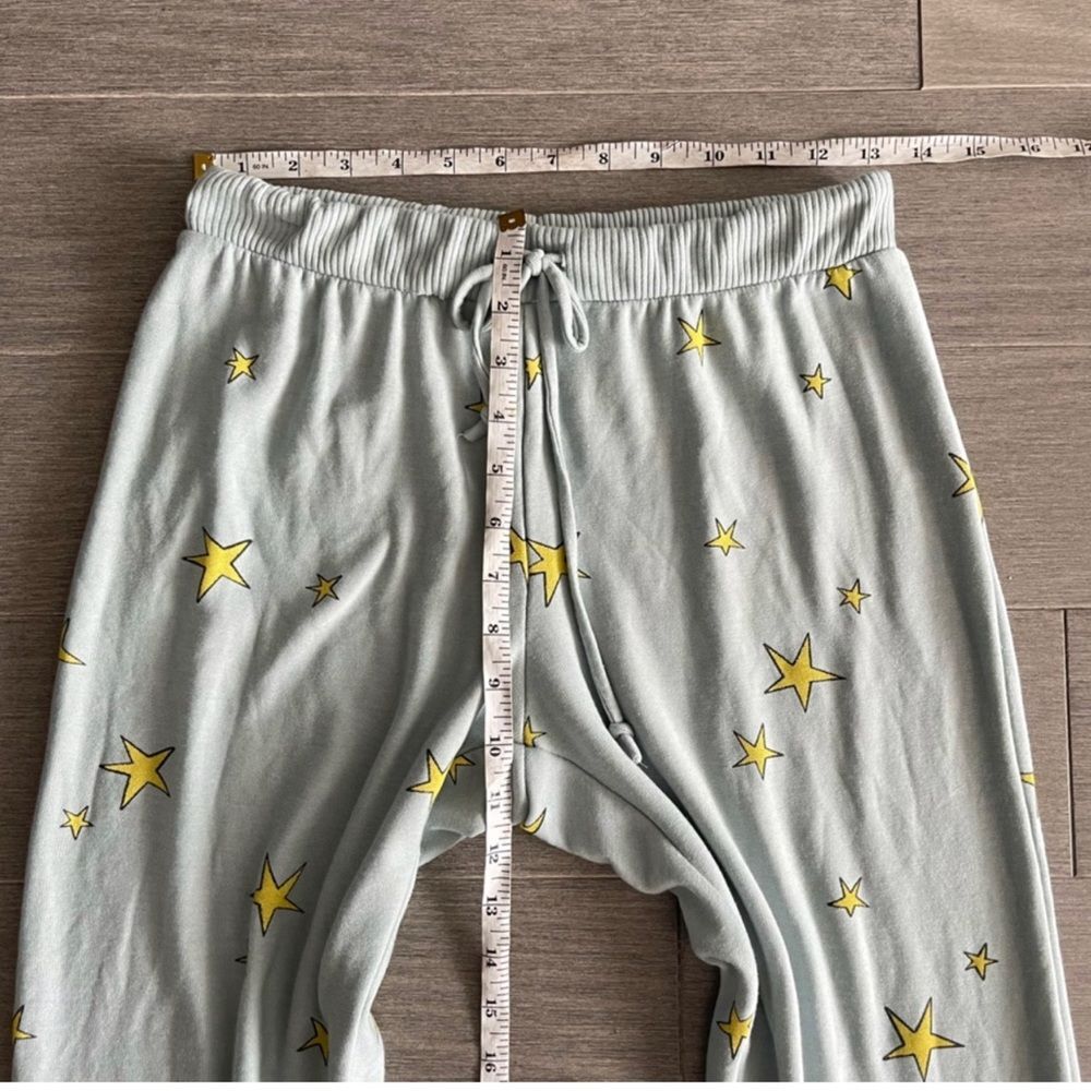 Chaser Brand Star Print Hoodie & Joggers Set Blue Yellow Revolve Loungewear L M - Picture 15 of 16